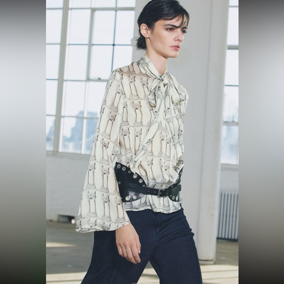 Zara studded leather sash belt, 2025 - Picture 2 of 6